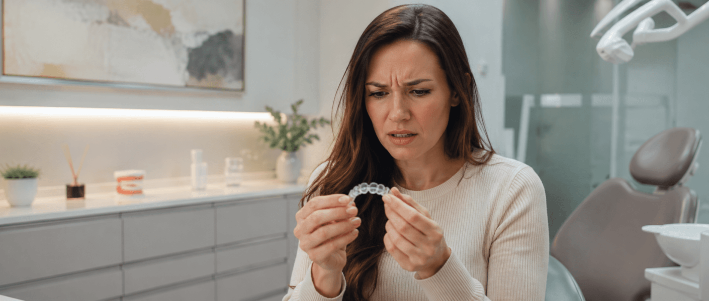 Invisalign deu errado