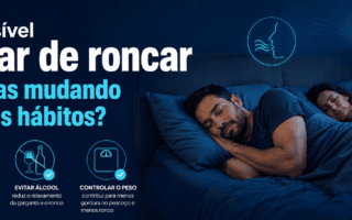 parar de roncar mudando hábitos