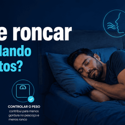 parar de roncar mudando hábitos