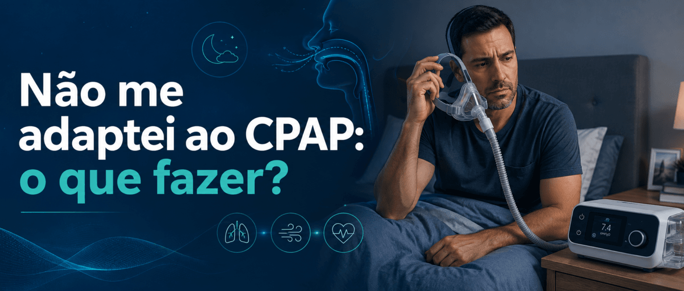 Não me adaptei ao CPAP