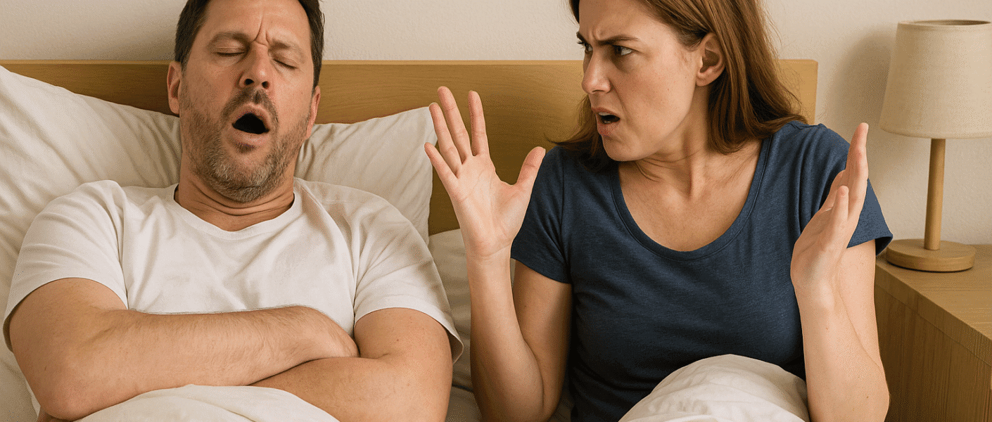 Quando o ronco vira motivo de briga