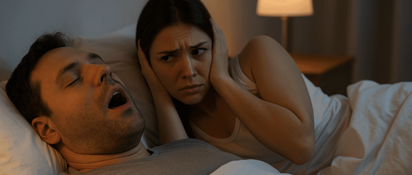 Seu ronco faz seu parceiro fugir da cama