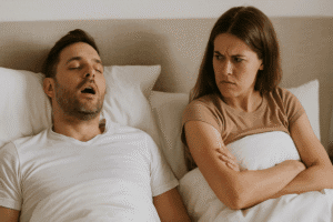 Dormir separado é a solução para o ronco