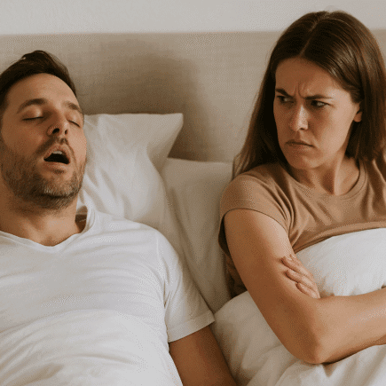 Dormir separado é a solução para o ronco