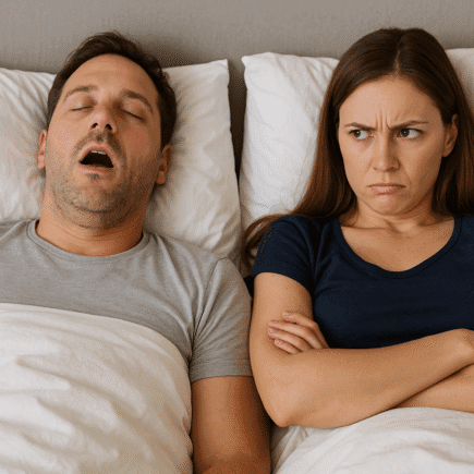 Dormir separado é a única saída