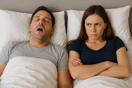 Dormir separado é a única saída