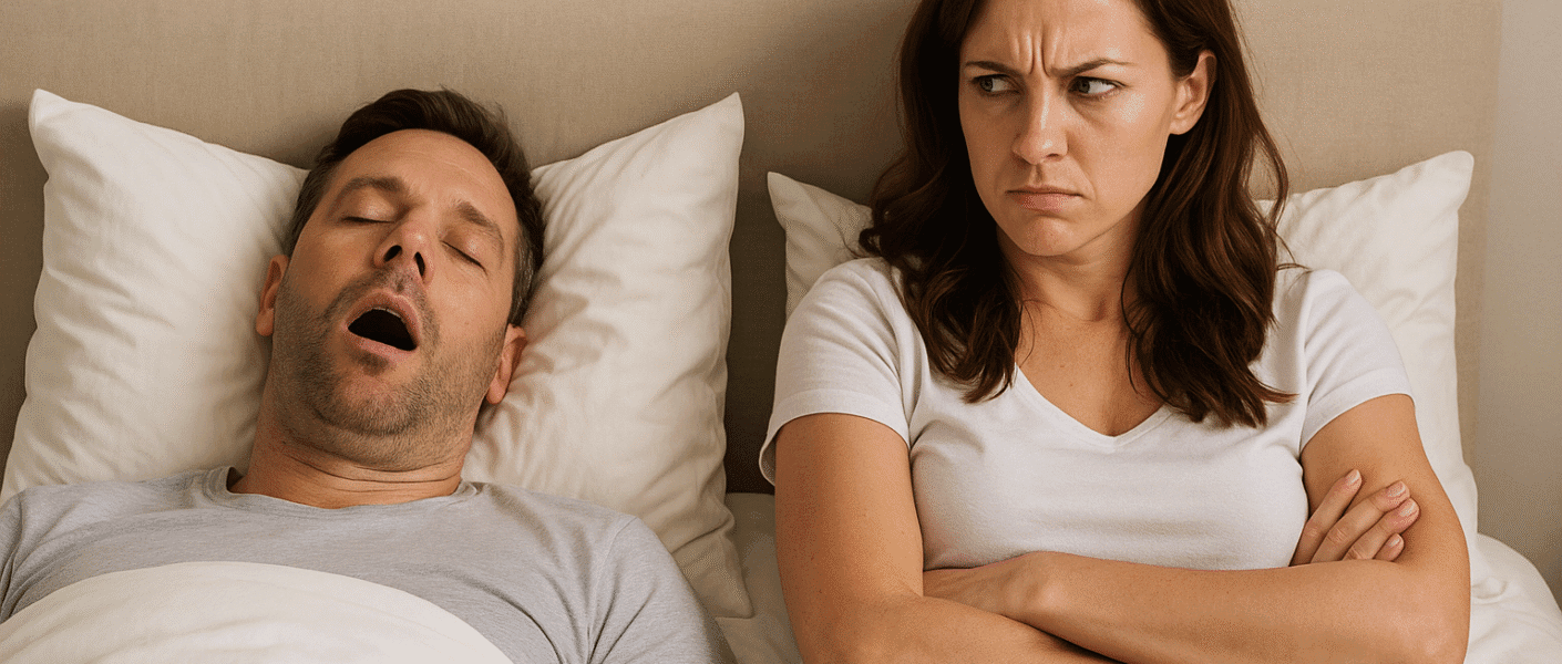 Dormir separado por ronco ou tratar