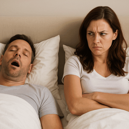 Dormir separado por ronco ou tratar