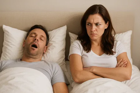 Dormir separado por ronco ou tratar, Como fazer a pessoa parar de roncar na hora
