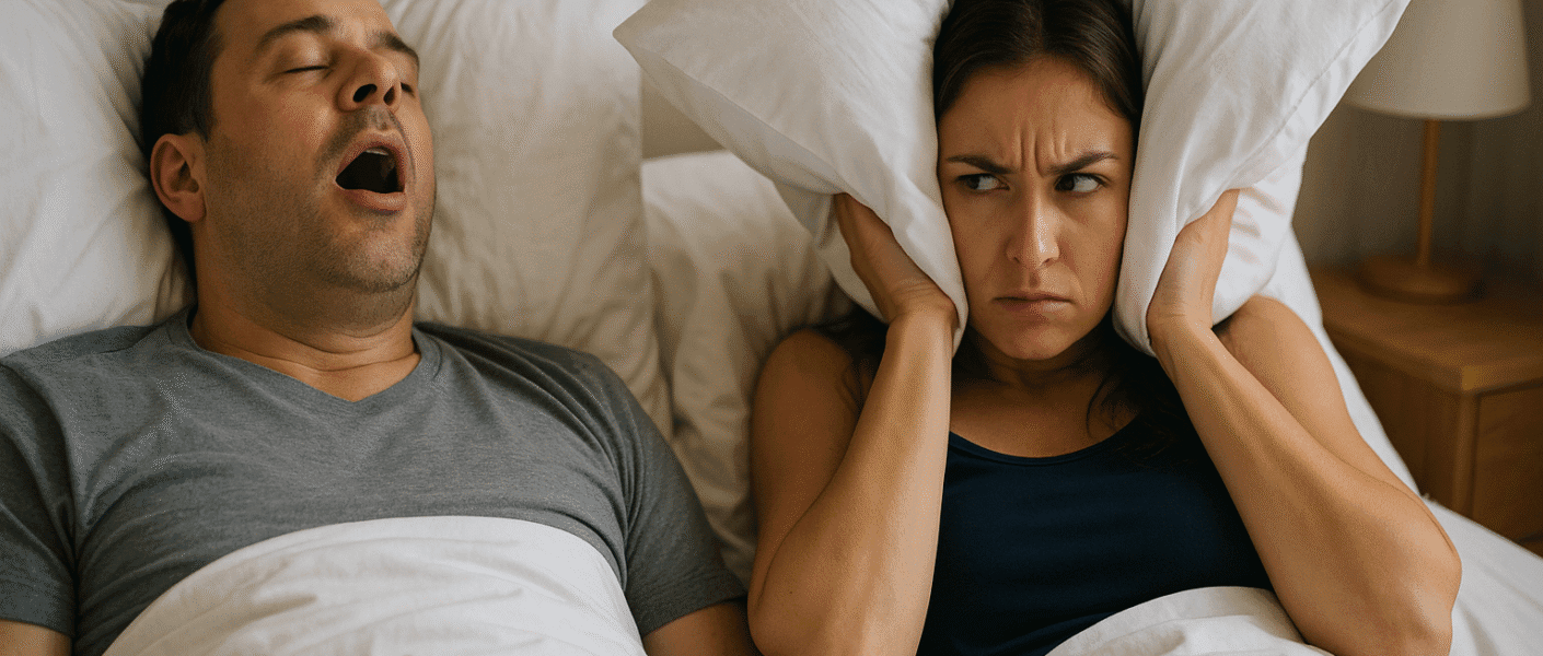 Ronco dormir separado afasta o casal