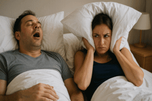 Ronco dormir separado afasta o casal