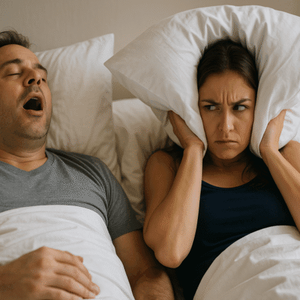 Ronco dormir separado afasta o casal