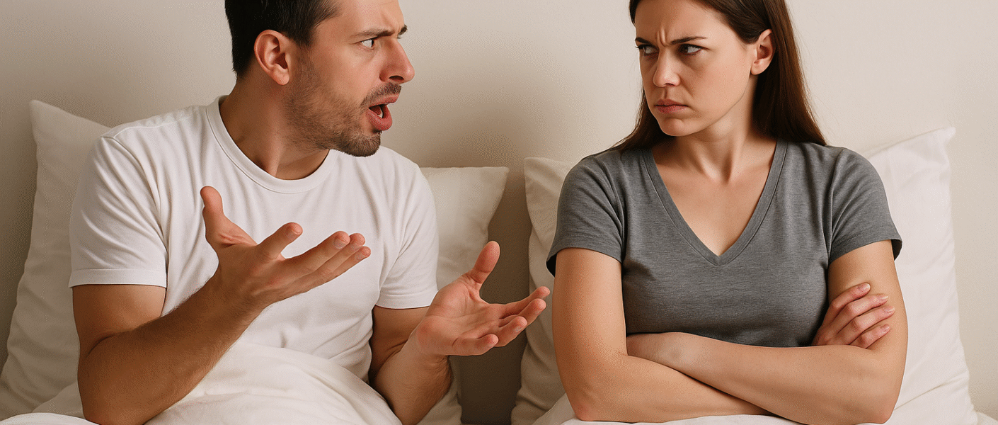 Ronco e estresse no casal