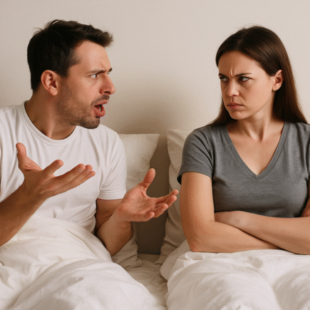 Ronco e estresse no casal