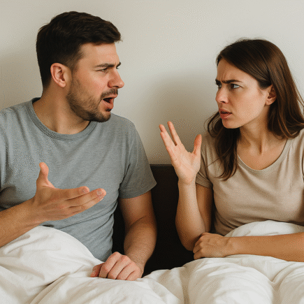 Ronco Dormir separado traz mais paz