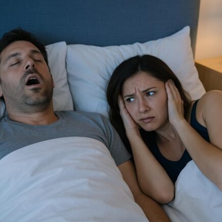 Ele ronca e ainda diz que é normal