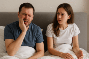 A apneia do sono pode causar ou agravar o bruxismo noturno