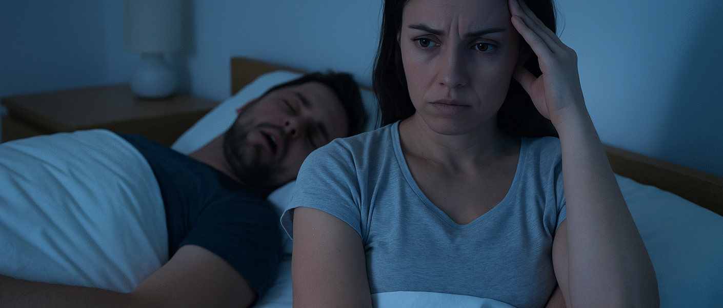 Ele ronca tanto que perdi o desejo