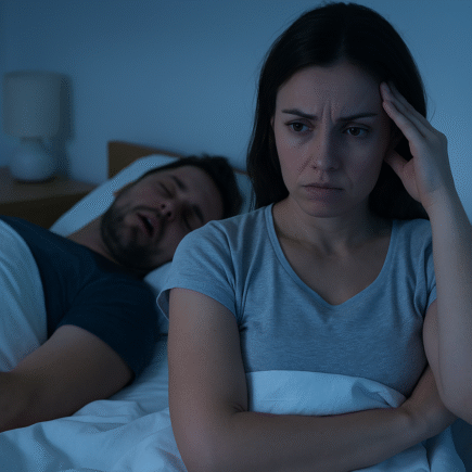 Ele ronca tanto que perdi o desejo