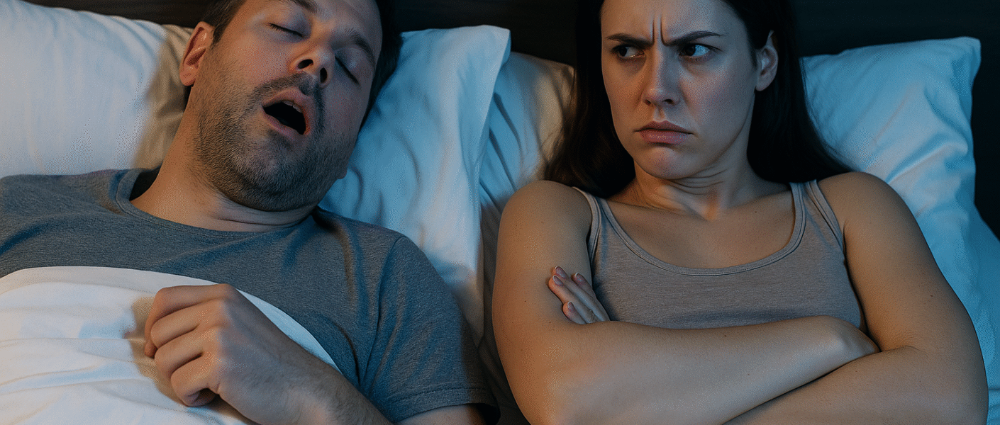 Meu marido ronca e não quer se tratar