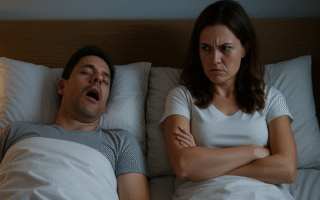 o ronco pode levar ao divórcio do sono