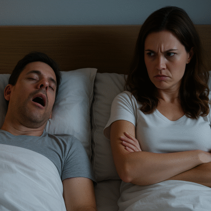 o ronco pode levar ao divórcio do sono