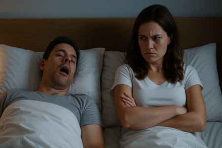 o ronco pode levar ao divórcio do sono