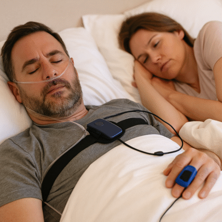 polissonografia domiciliar detecta o ronco e a apneia