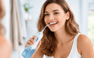 Irrigador dental elétrico funciona