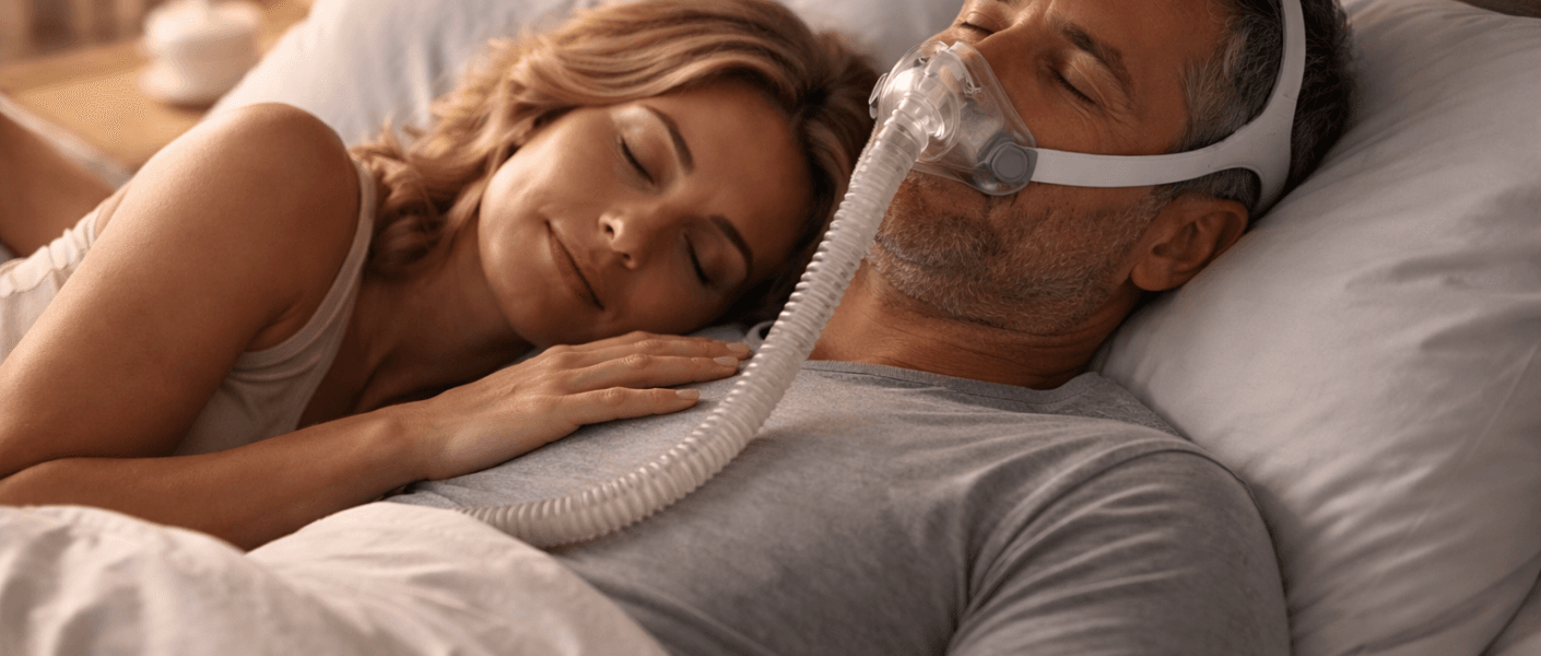 Máscara para apneia do sono Healovia