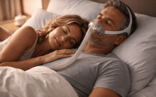 Máscara para apneia do sono Healovia