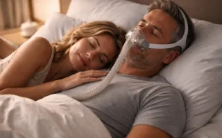 Máscara para apneia do sono Healovia