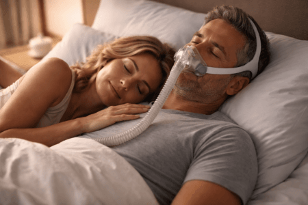 Máscara para apneia do sono Healovia