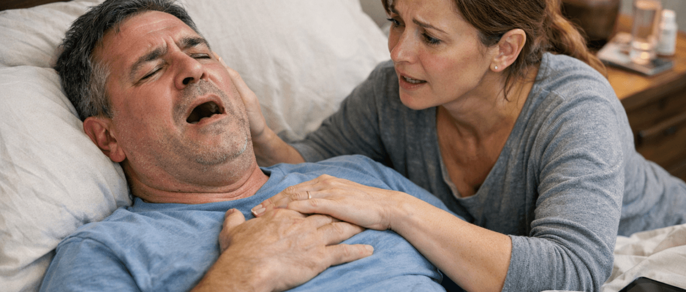 Apneia do sono pode causar convulsão