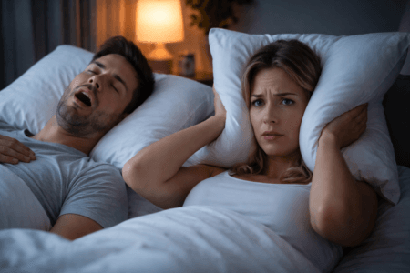 Barulho de ronco alto