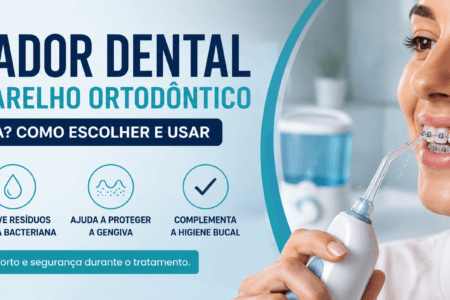 Irrigador dental para aparelho ortodôntico