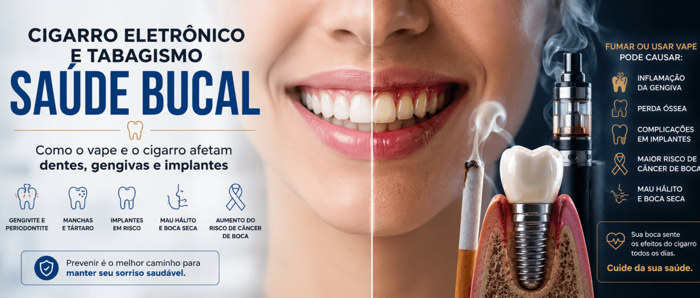 cigarro eletrônico e saúde bucal