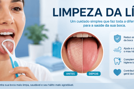 limpeza da língua