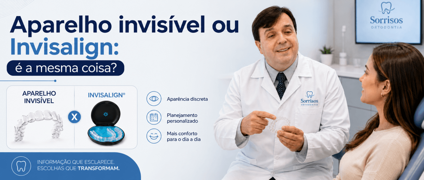 Aparelho invisível ou Invisalign é a mesma coisa