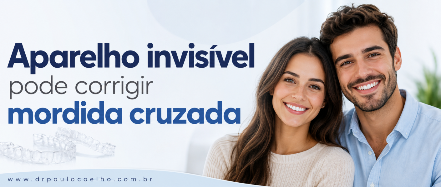 Aparelho invisível pode corrigir mordida cruzada