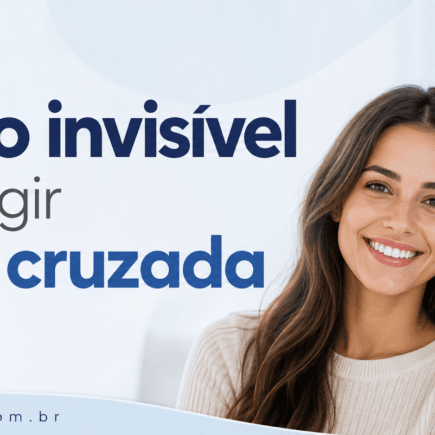 Aparelho invisível pode corrigir mordida cruzada
