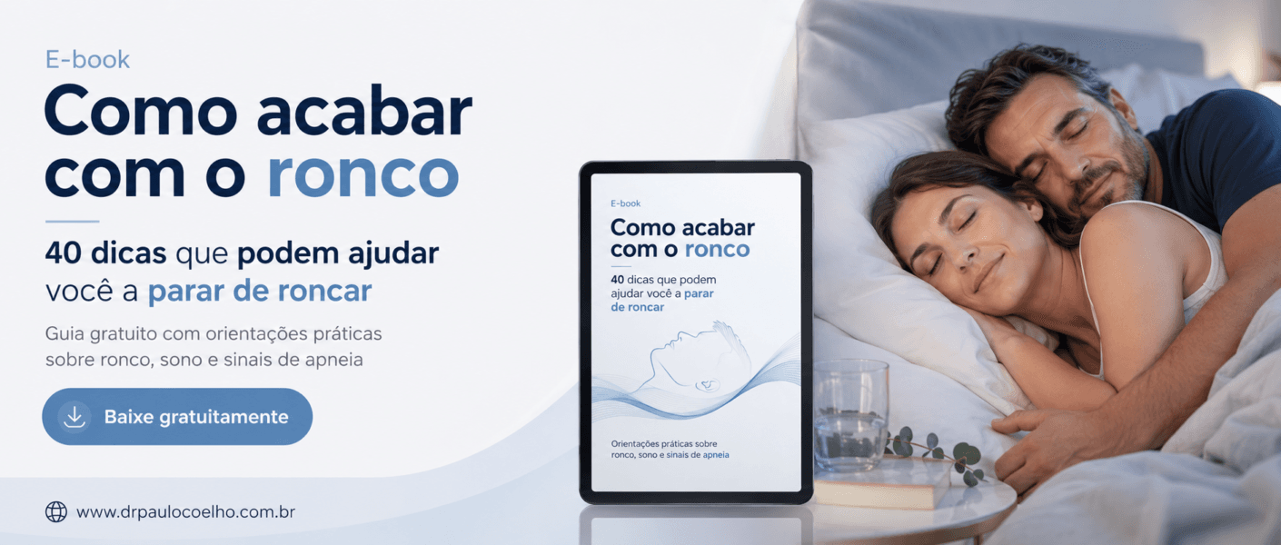 E-book Como acabar com o ronco 40 dicas grátis