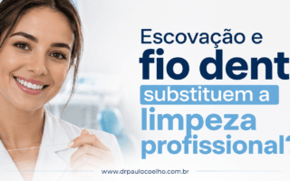 Escovação e fio dental substituem a limpeza profissional