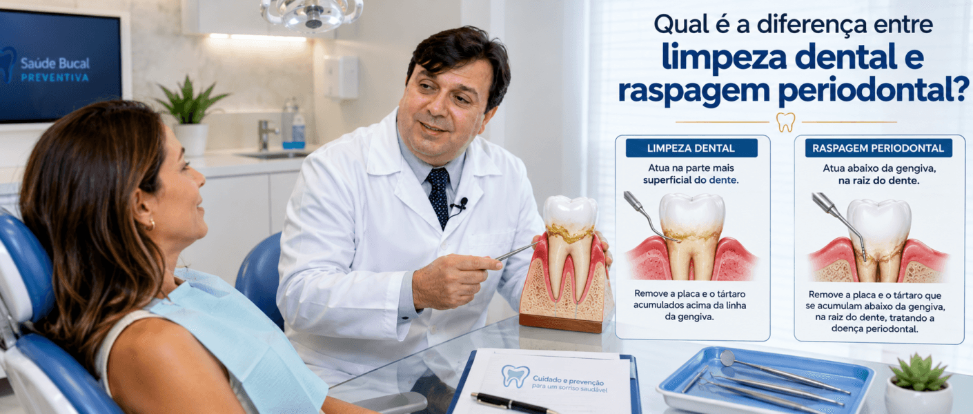 Limpeza Dental ou Raspagem Periodontal