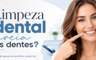 Limpeza dental clareia os dentes
