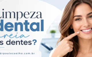 Limpeza dental clareia os dentes