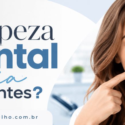 Limpeza dental clareia os dentes