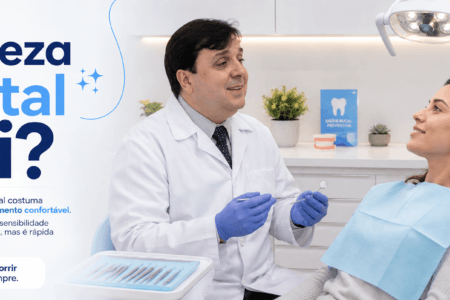 Limpeza dental dói