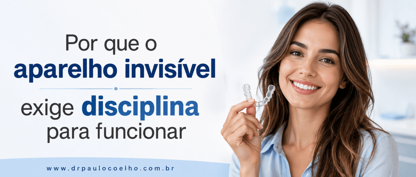 Por que o aparelho invisível exige disciplina para funcionar