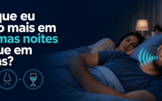 Por que ronco mais em algumas noites